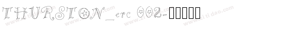 THURSTON_erc 002字体转换